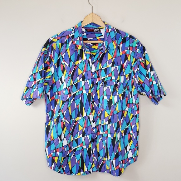 Vintage Other - Vintage 80s Todays News | Stained Glass Shirt